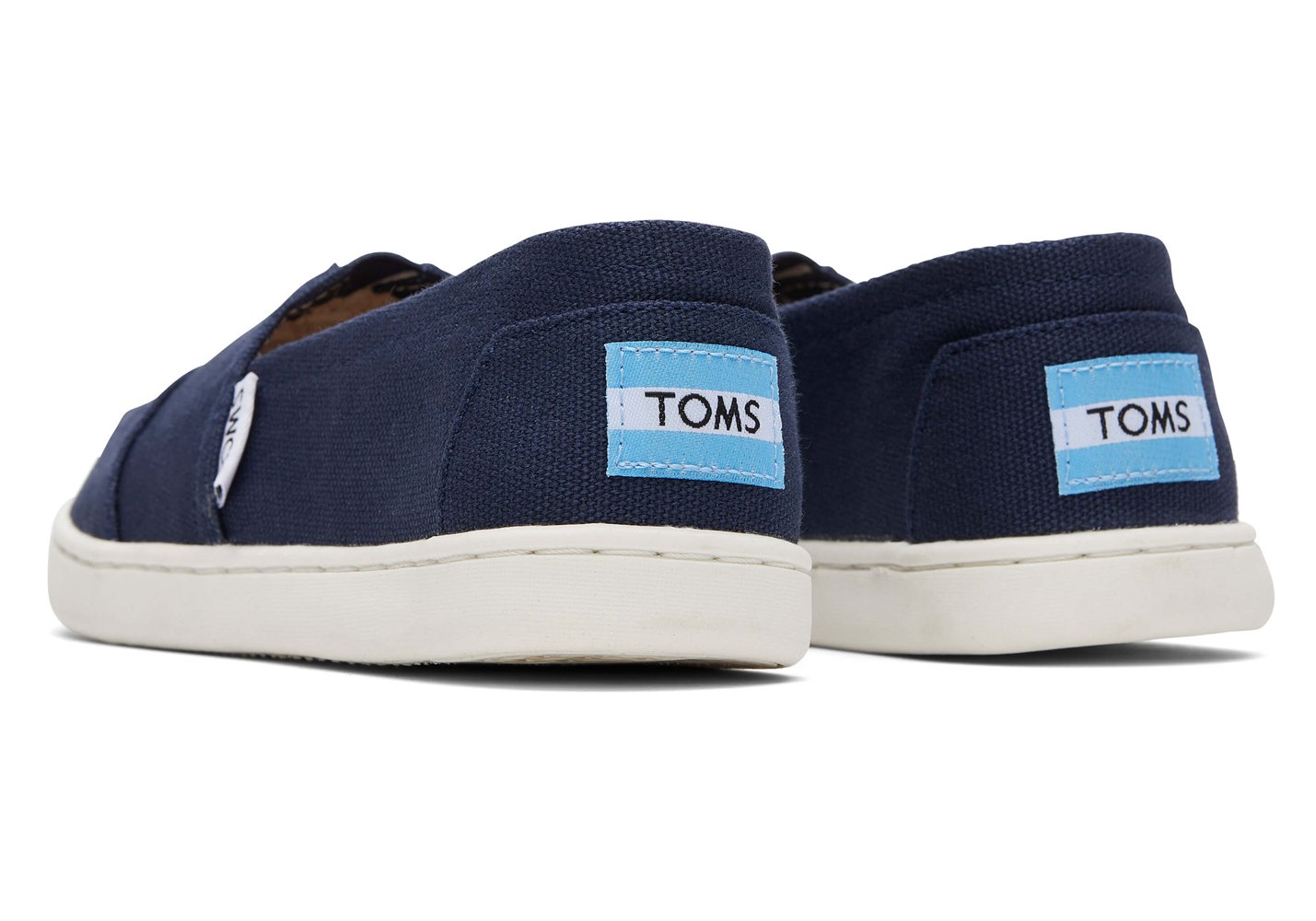 Toms Espadryle Dziecięce Granatowe - Alpargata Youth Płócienne - 24JKUXDLR